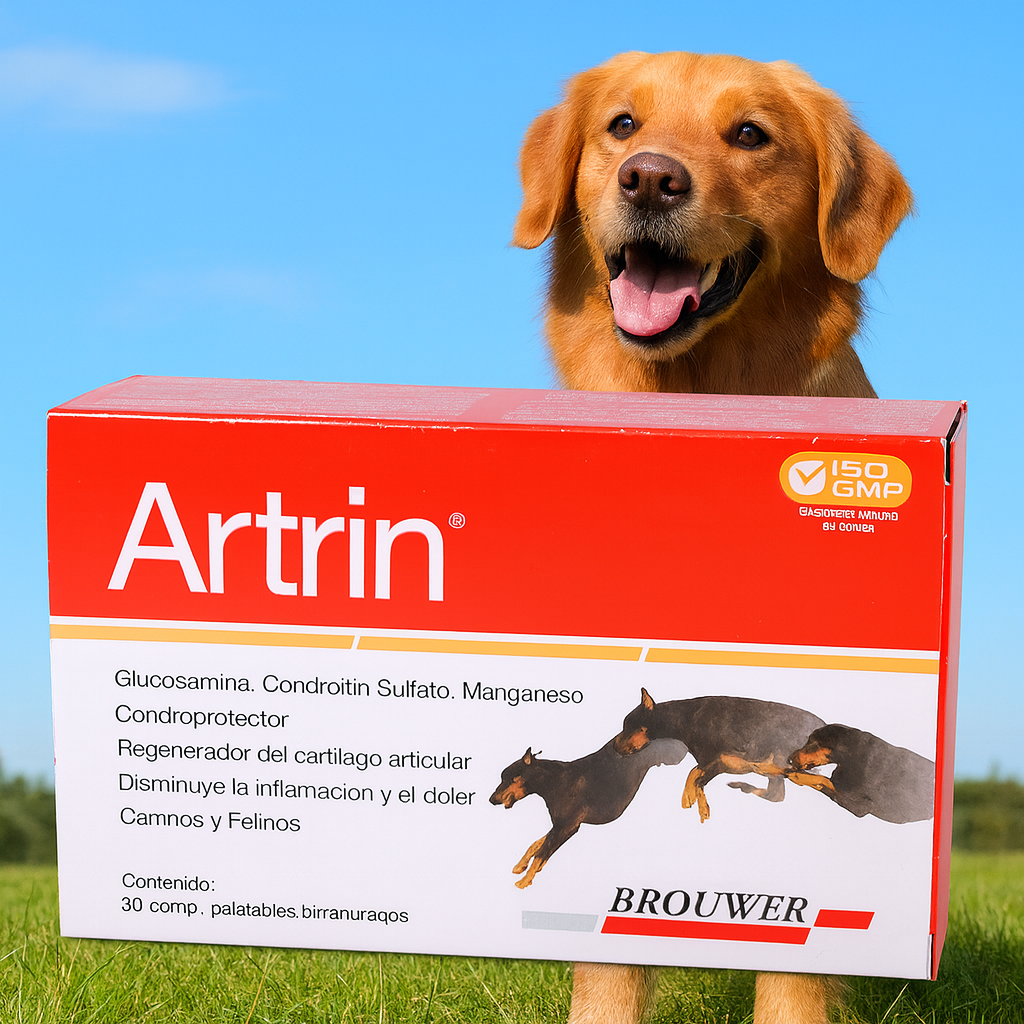 Artrin Condroprotector Perros Y Gatos X 30 Comp
