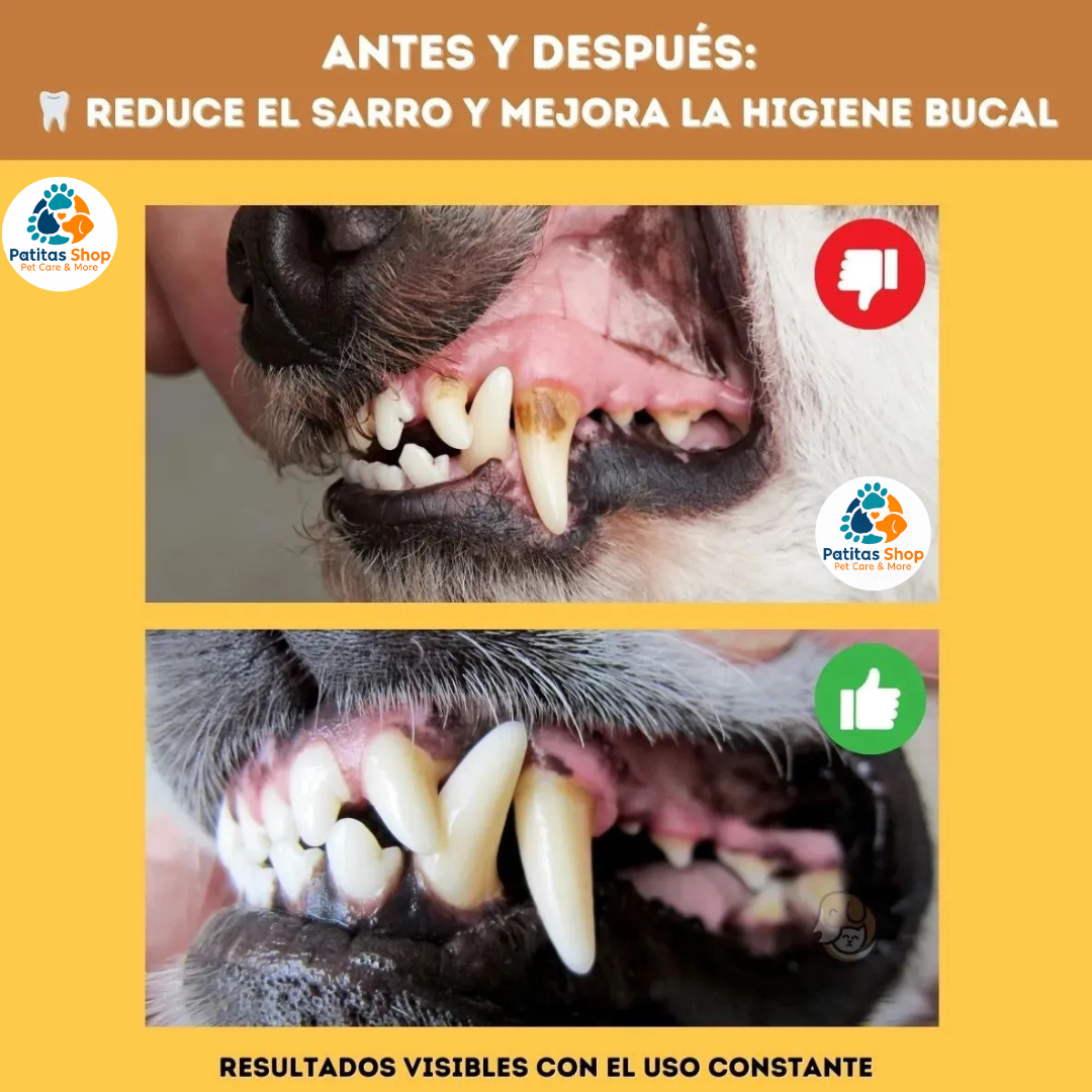 Combo Pasta Dental + Spray Bucal + Cepillo Doble Para Perros-Pollo