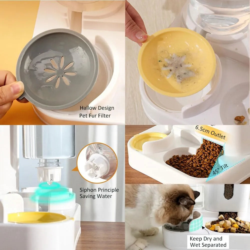 limentadores Comederos Dispenser Mascotas Perros Gatos