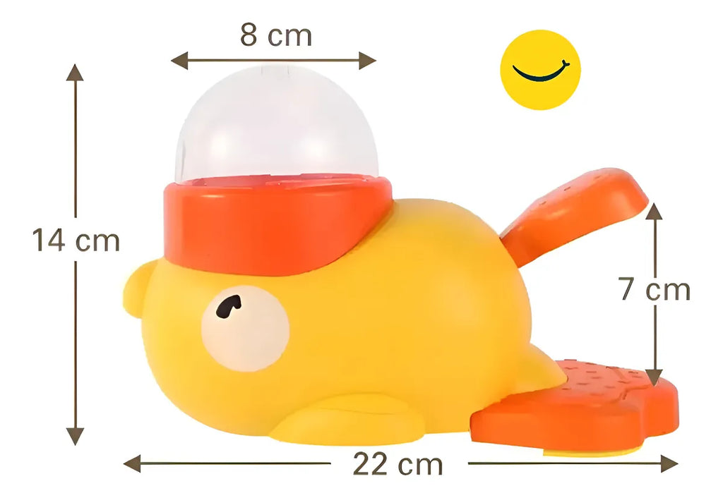 Juguete Interactivo Perro Comedero Dispensador Antiestrés - Amarillo