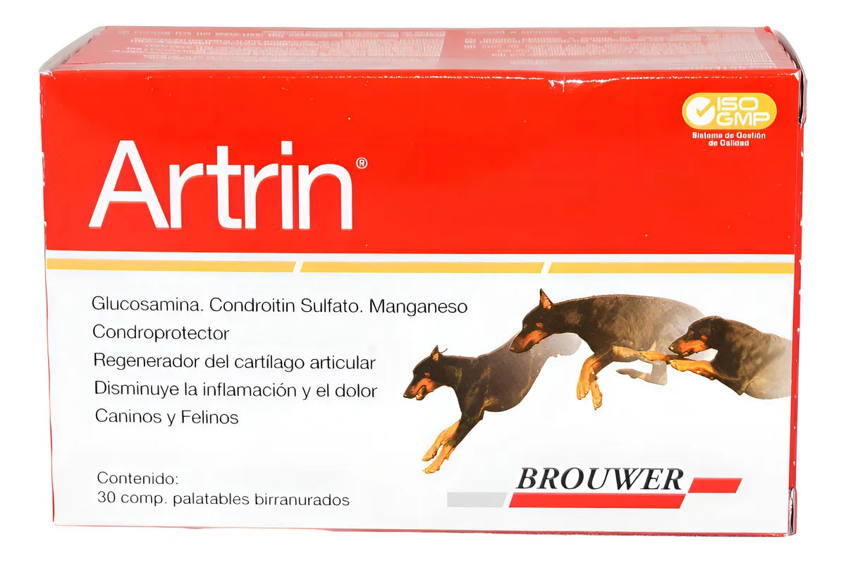 Artrin Condroprotector Perros Y Gatos X 30 Comp